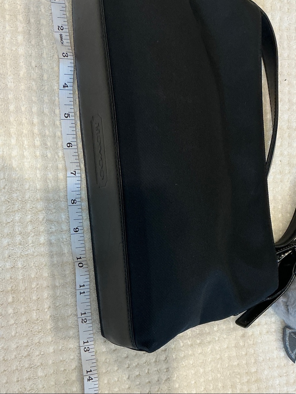 Coach Black Nylon Messenger Crossbody Bag